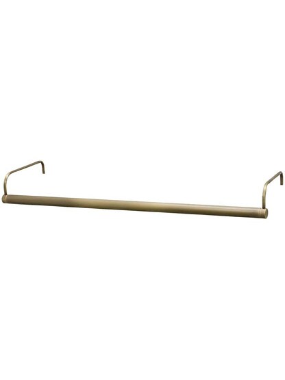 Slim-Line 30 inch Adjustable Picture Light in Antique Brass.